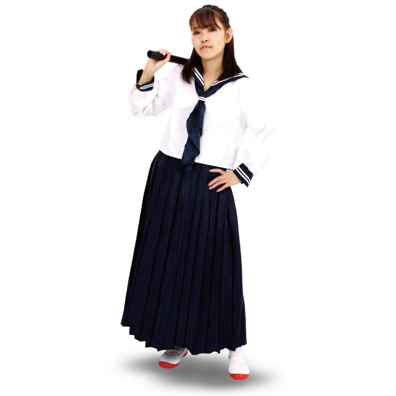 Patymo スケバン ロングセーラー 白