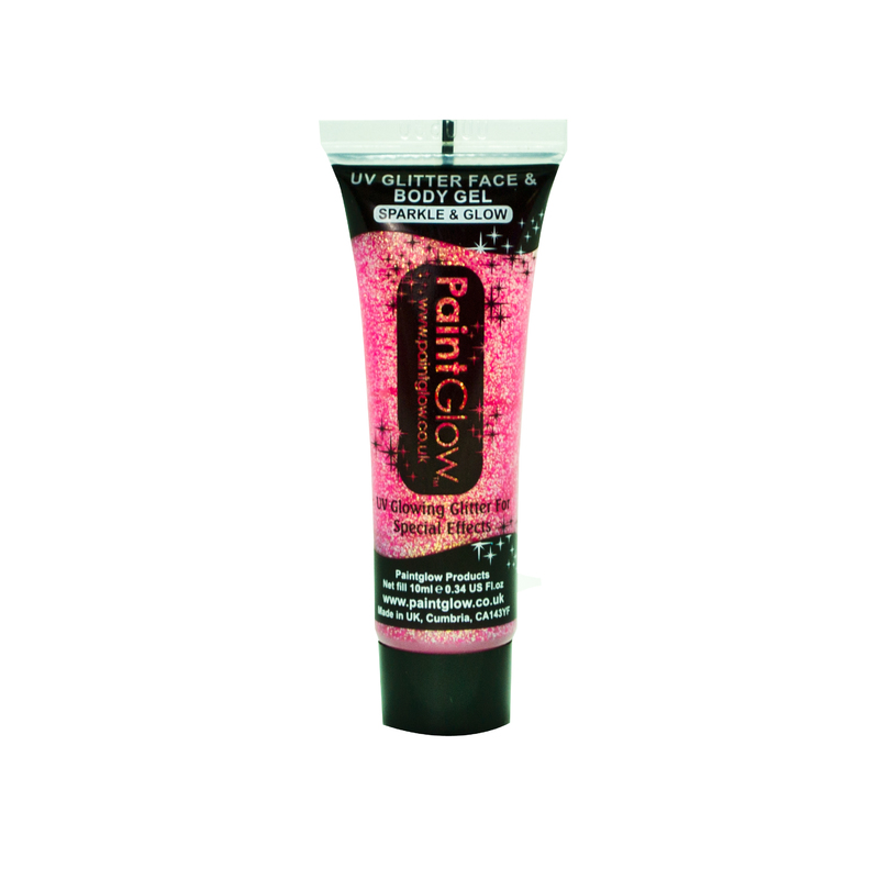 UV GLITTER グリッター フェイス＆ボディジェル 10ml レッド