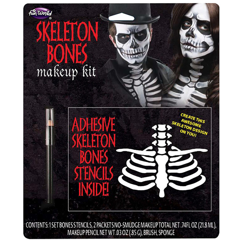 BONE MAKUP KIT - SKELETON BONES