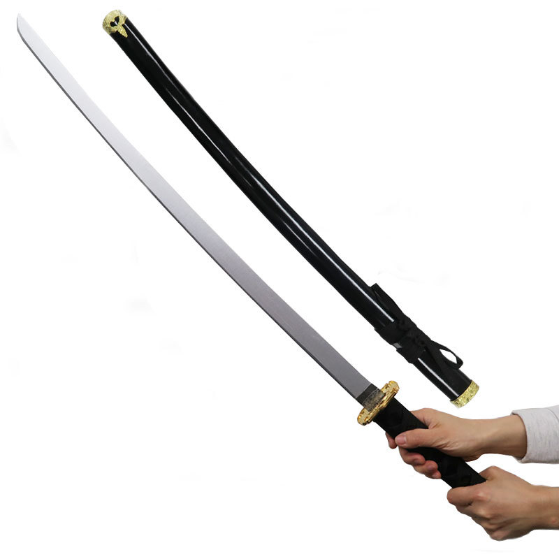 Uniton 日本刀DX 黒 金装飾 100cm 木製