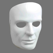 WHITE FACE MASK-MALE