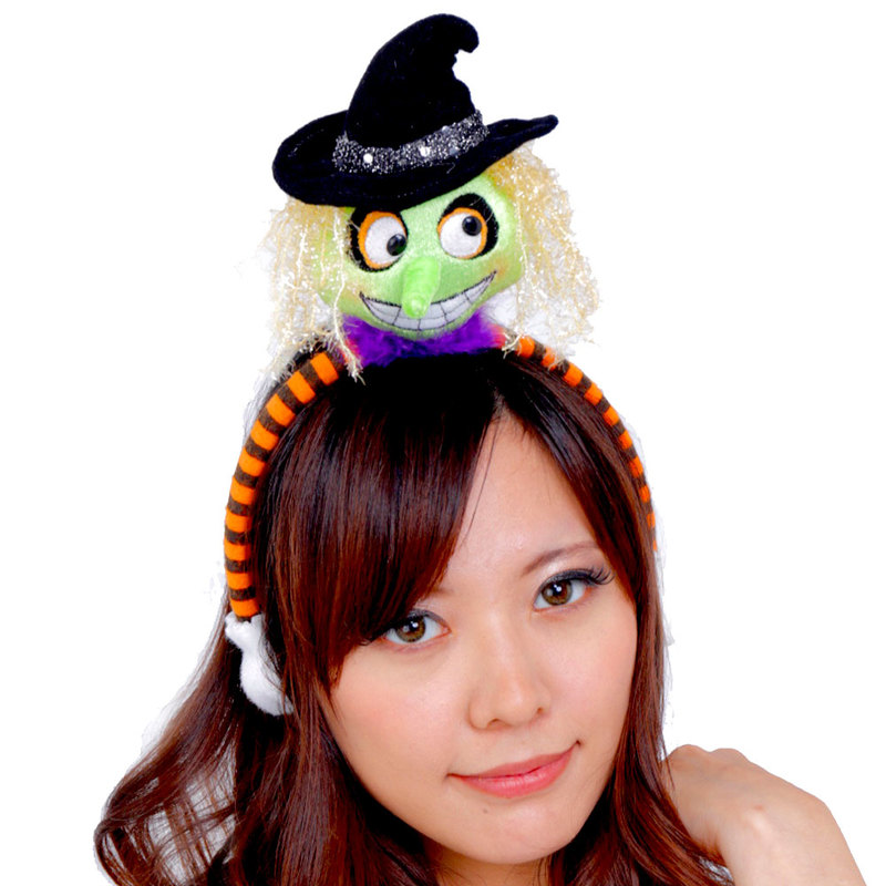 ハロウィンカチューシャ まじょスマイル