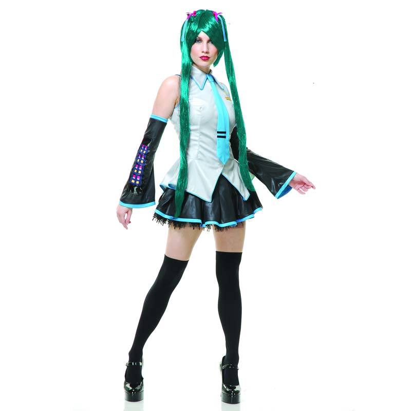 ユニエンタープライズ Vocaloid Hatsune Miku ハロウィン 仮装 衣装 コスプレ コスチューム 大人用 パーティーグッズ 余興 キャラクター アニメ レディース 女性用 ファッション 美容
