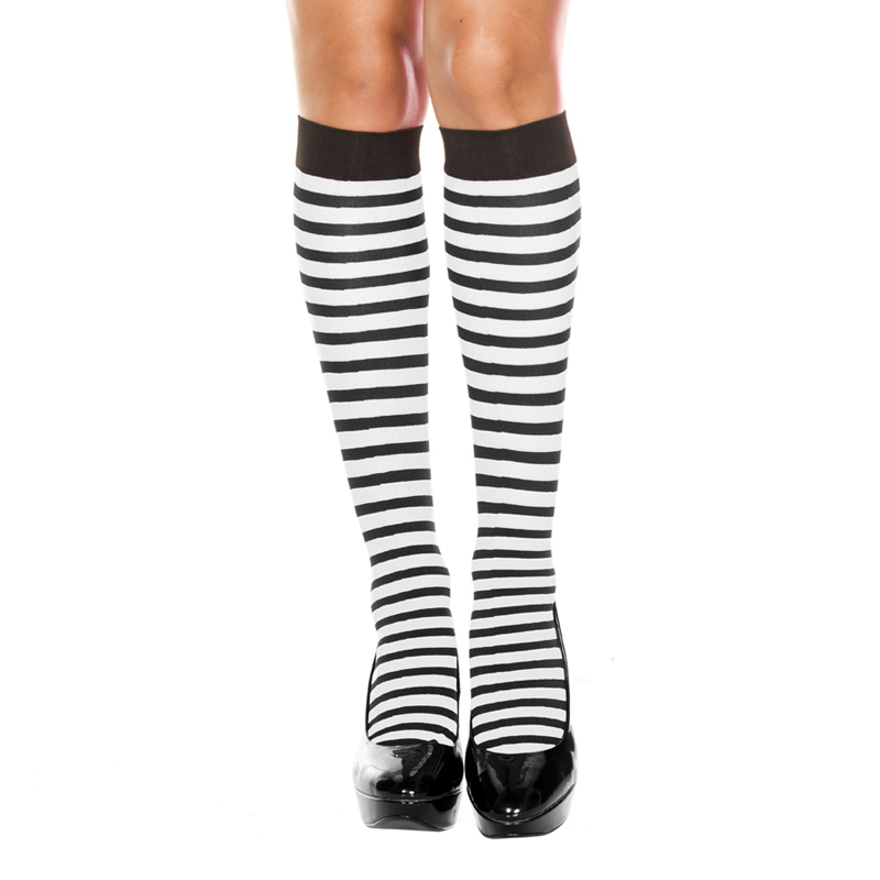Striped knee hi