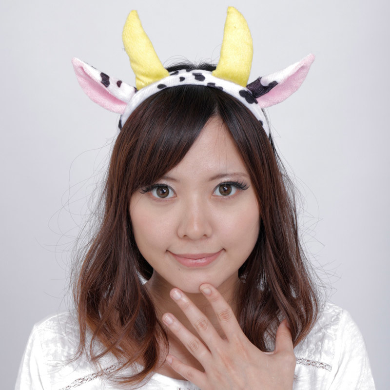 Patymo どうぶつカチューシャ ウシ