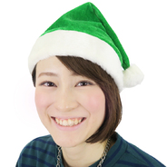 クリスマスサンタ帽子 グリーン