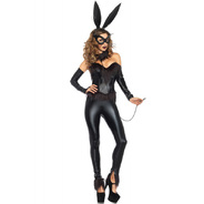 6PC.Bondage Bunny，corset，leggings，gauntlet，choker，mask，ear headband