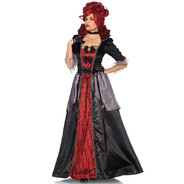 2PC.Blood Countess，long victorian ball gown and choker