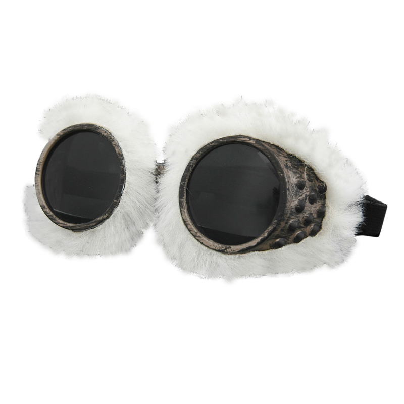 おもしろメガネ(ファー付き探検家ゴーグル) [elope Explorer Goggles]