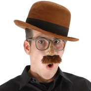 ボウラーハット(山高帽子)ブラウン [elope BOWLER BROWN]