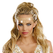 GLITTERING RHINESTONE HEADPIECE