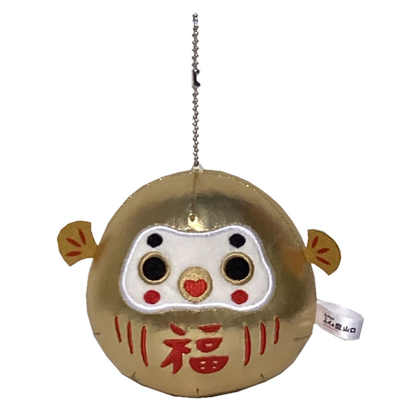 ふくだるま ストラップ 金/Sサイズ 高さ約10cm