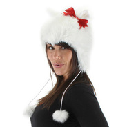 エロープ(elope) キティフードハットキャップ(ホワイト) [KITTY HOODIE HAT WHITE]
