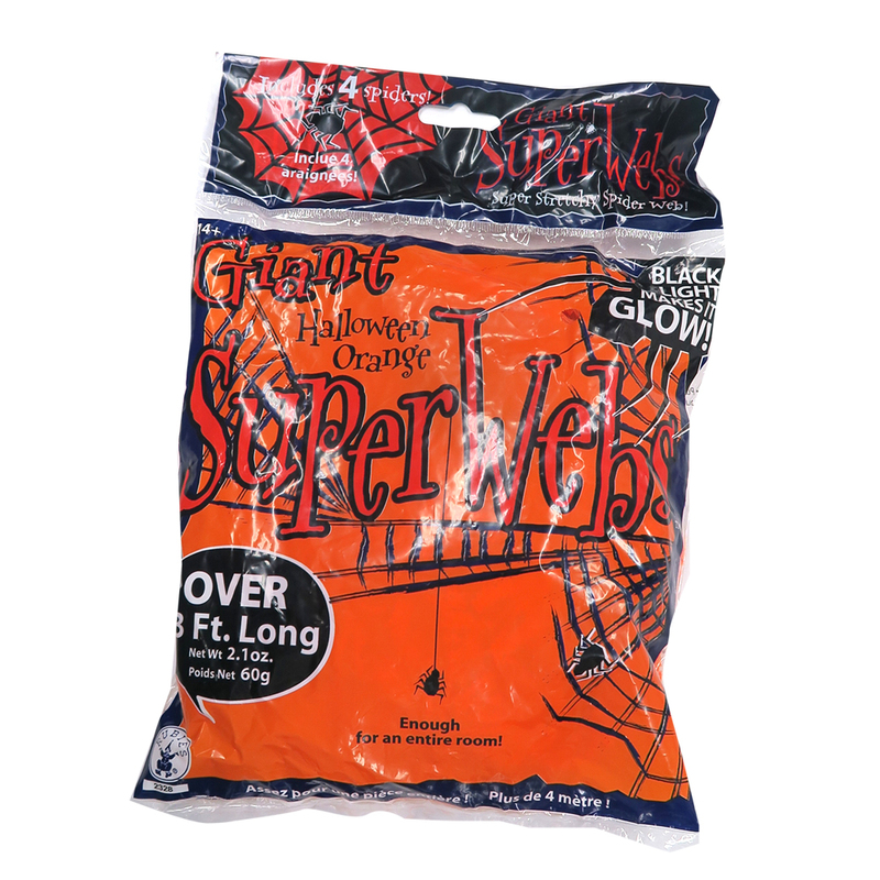 400cm(60g)クモの巣 4スパイダー付(オレンジ)