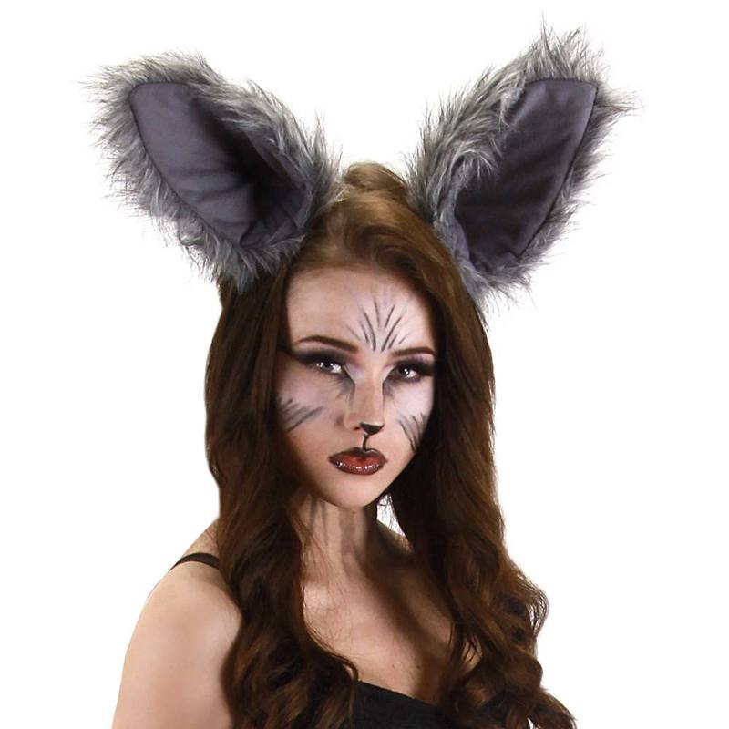 Deluxe Oversized Wolf Ears Headband