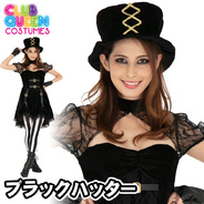 CLUB QUEEN Black hatter