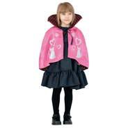 ピンクハート・リバーシブルケープ(マント) [95007 Pink Heart Riversible Cape]