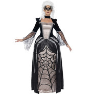 Black Widow Baroness Costume with Printed Dress