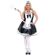 Music Legs Pretty And Proper French Maid Long Sleeve Halloween Costume 70645