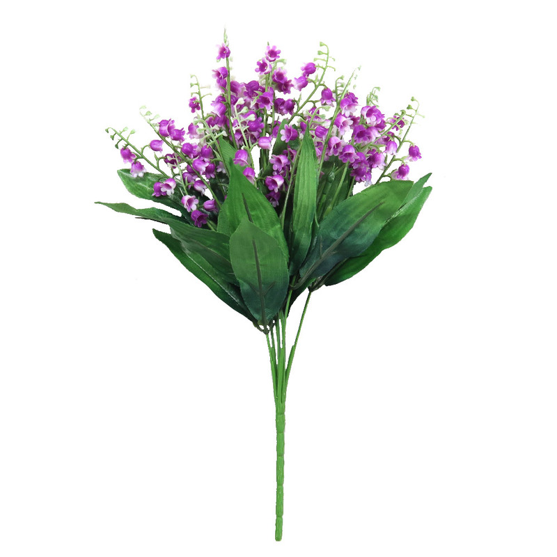 ユニエンタープライズ 人工観葉植物 スプレー鈴蘭 ピンク 造花 アートフラワー フェイクフラワー インテリアフラワー パーティーグッズ イベント用品