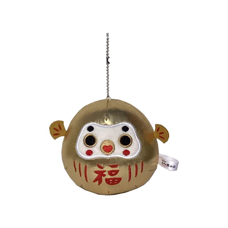 ふくだるま ストラップ 金/Sサイズ 高さ約10cm