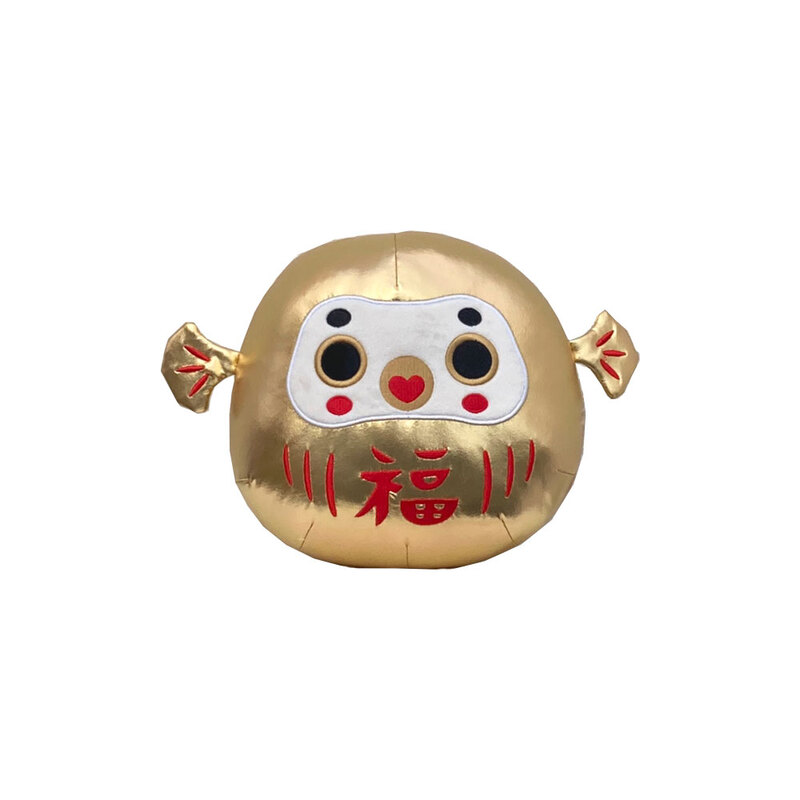 ふくだるま ぬいぐるみS 金 高さ約20cm