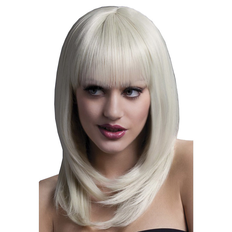Fever Tanja Wig Blonde Feathered Cut with Fringe 19inch/48cm