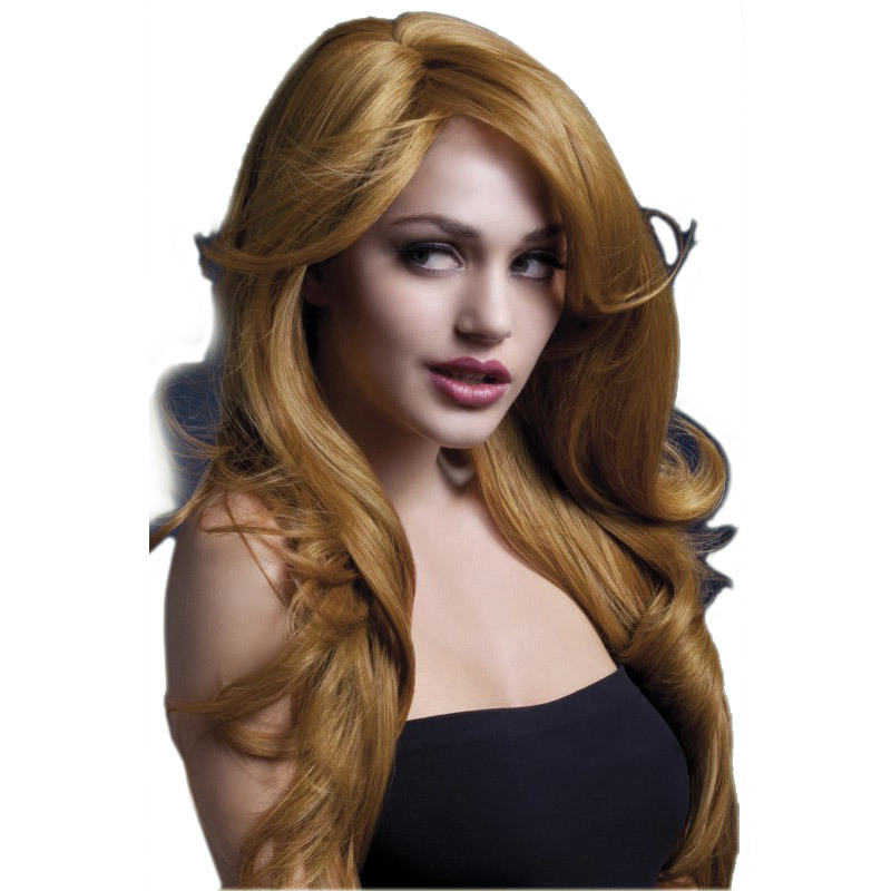 Fever Nicole Wig Auburn Soft Wave with Side Parting 26inch/66cm