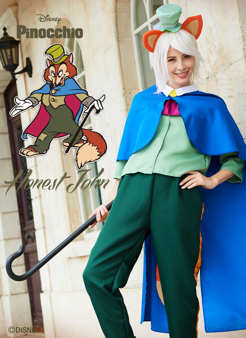 ユニエンタープライズ 大人用ファウルフェロー ハロウィン 仮装 衣装 コスプレ コスチューム パーティーグッズ 余興 ディズニー 公式 正規ライセンス品 ピノキオ 童話 おとぎ話 女性用 レディース パーティーグッズ イベント用品