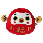 ふくだるま ぬいぐるみS 赤 高さ約20cm