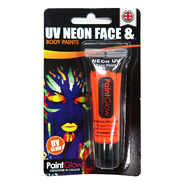 UV NEON UVネオン フェイス＆ボディペイント オレンジ [10ml uv face ＆ body paints (orange)]