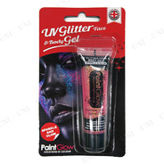 UV GLITTER グリッター フェイス＆ボディジェル 10ml レッド