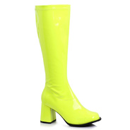 3” Gogo Boots Neon W/Zipper