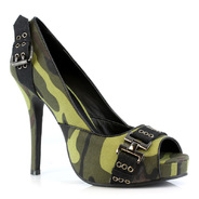 4” Heel Open Toe Pump