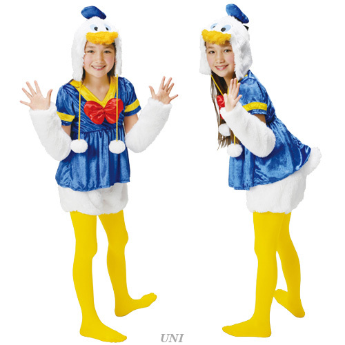 モコモコドナルドダック 子供用 M [95303M Mokomoko-Collection Child Donald - M]