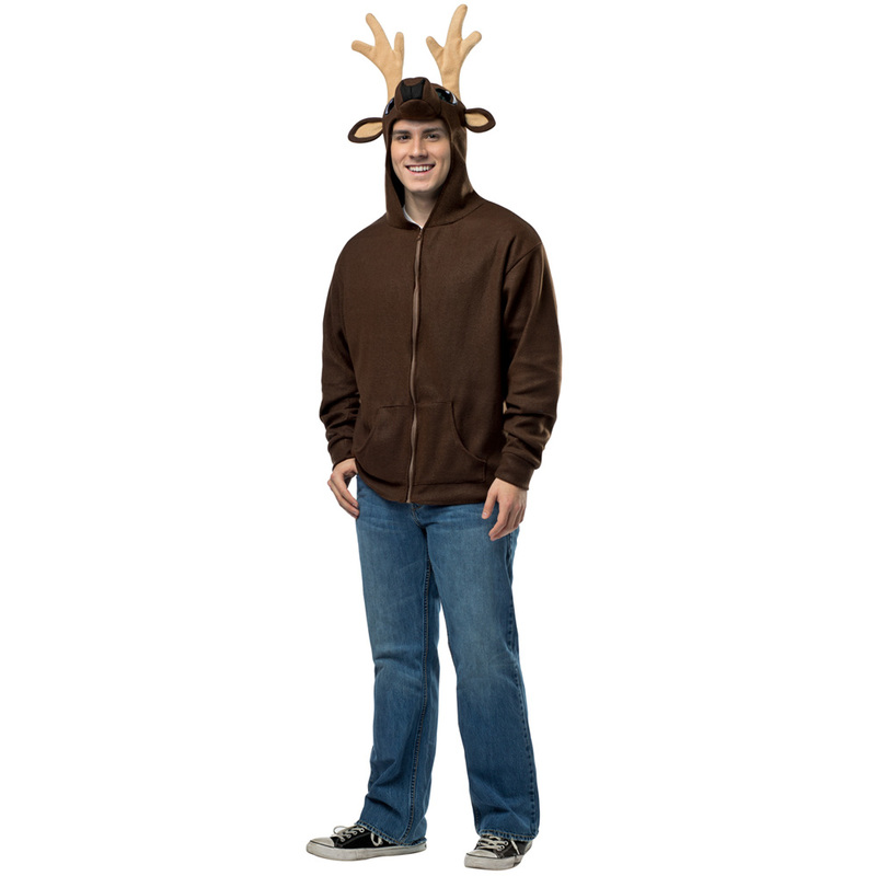 ユニエンタープライズ Deer Hoodie クリスマス コスプレ 大人用 女性用 レディース 仮装 動物 アニマル トナカイ衣装 トナカイコスチューム 男性用 メンズ 男女兼用 クリスマス