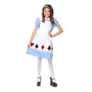 チャレッズ(Charades Costumes) 童話の国のアリスガール 子供用(S)