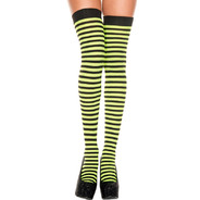 Striped thigh hi