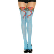 Faux cat spandex pantyhose