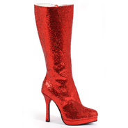 4” Knee-High Boot with Glitter Womens