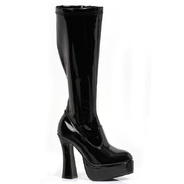5” Heel with 15” Platform Knee Boots W/Inner Zipper